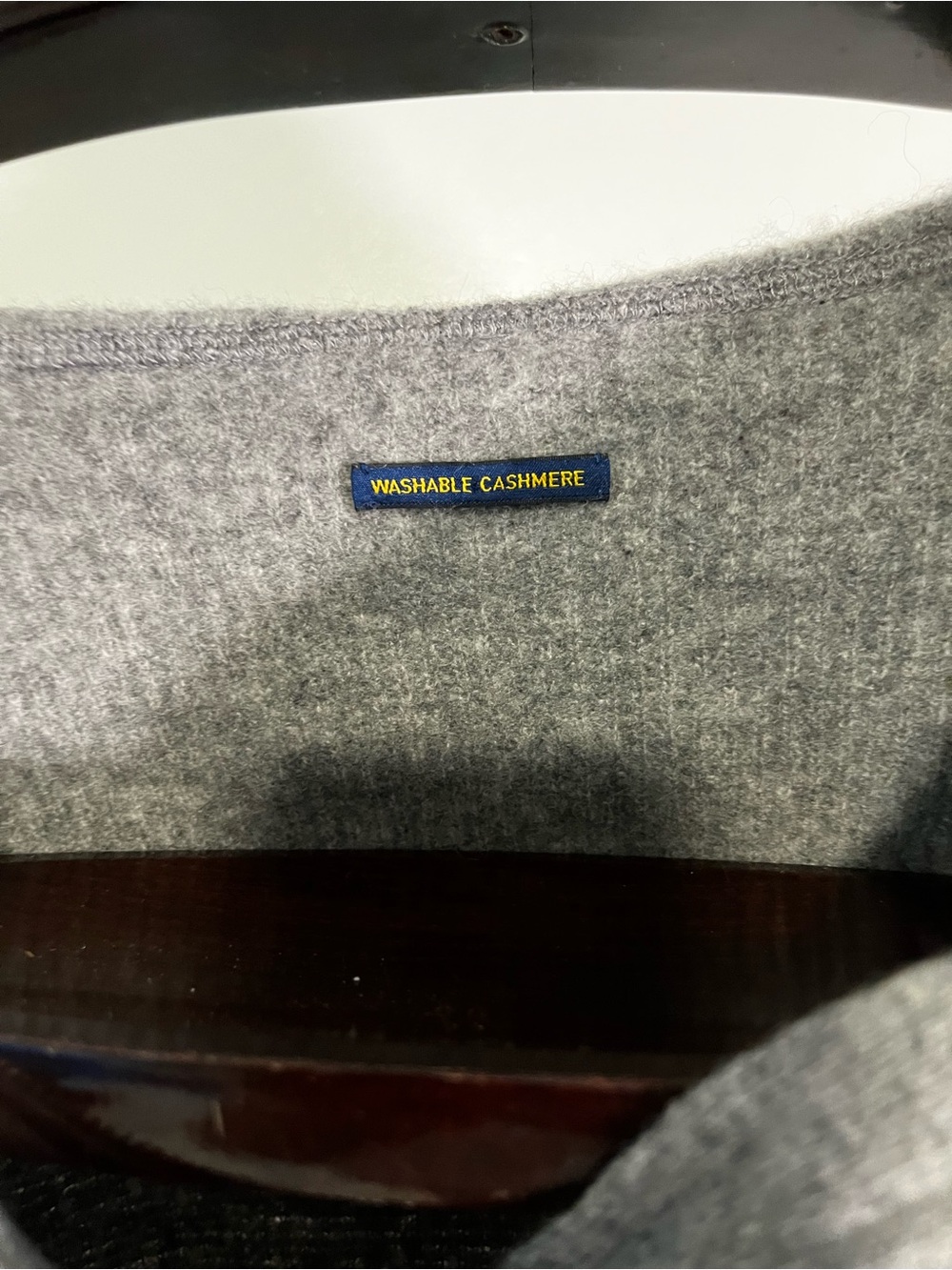 Polo Ralph Lauren 100% Cashmere Zip Hoodie Sweater Gray Women’s - Picture 4 of 7